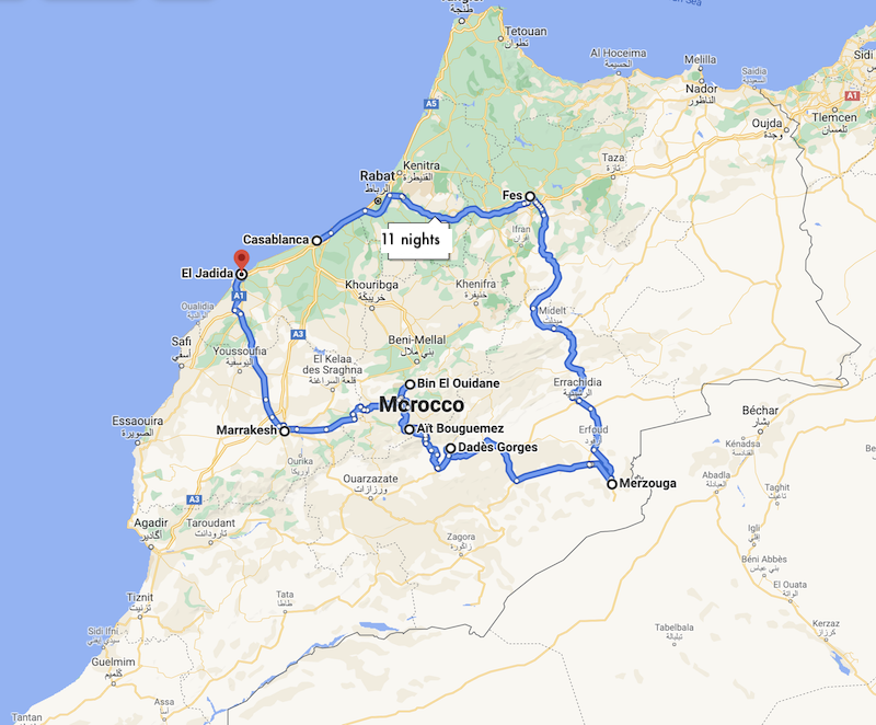 Morocco Map